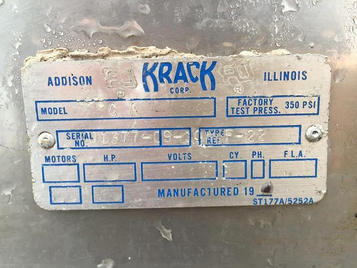 Used KRACK Industrial A/C Evaporator BTR-38