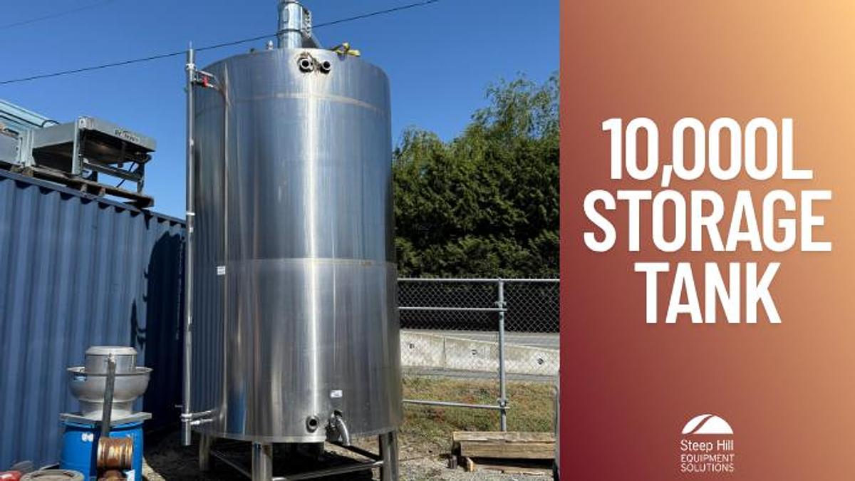 Used 10,000L Glycol Storage Tank