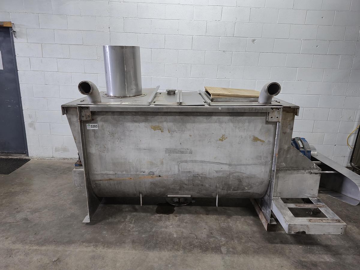Used 35-50 Cu. Ft. Industrial Stainless Steel Horizontal Ribbon Blender