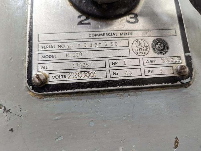 Used Hobart H600 All Purpose Commercial Mixer