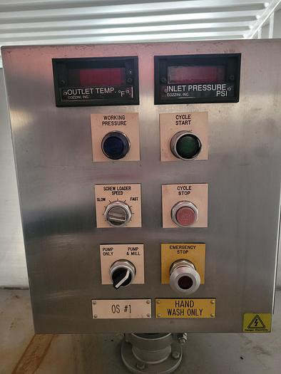 Used Cozzini Versamill Emulsifier & Screw Loader Pump