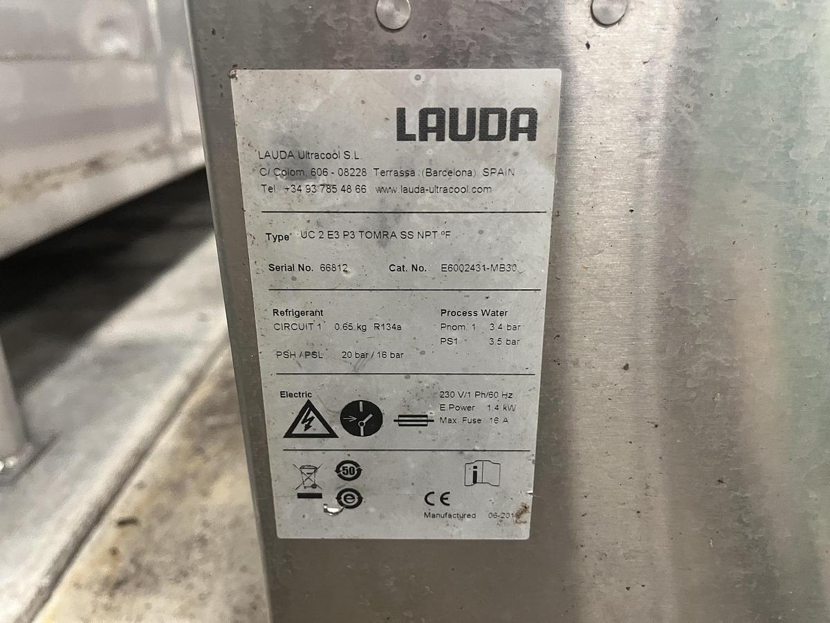 Used TOMRA Blizzard Optical Sorter with Lauda Chiller