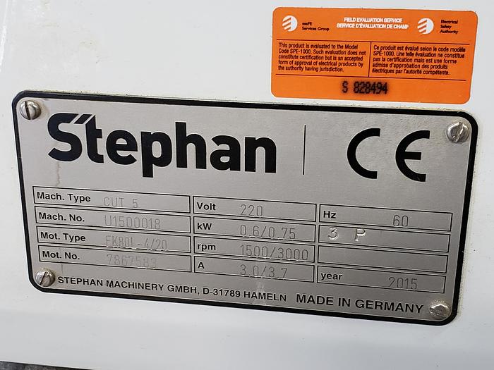 Used Stephan CUT 5 High Shear Mixer Emulsifier