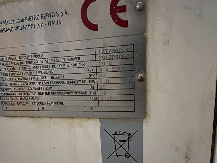 Used Pietro Berto IBT300A Double Arm Mixer