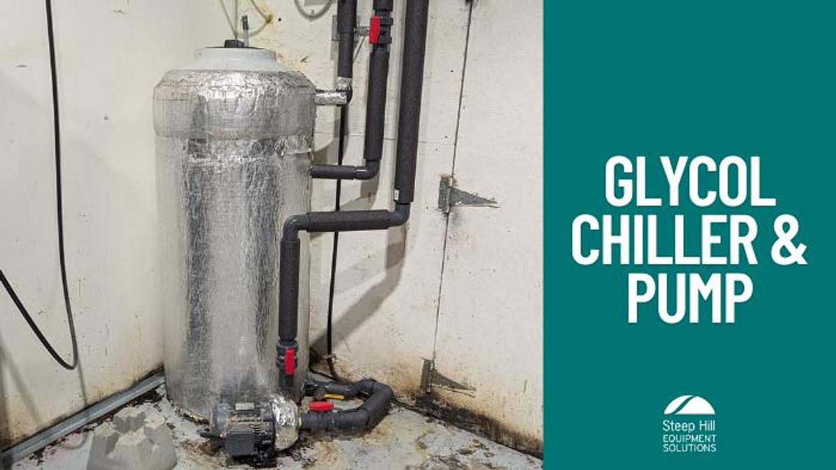 Used Glycol Chiller and Recirculation Pump