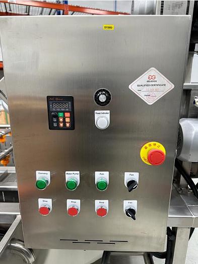 Used Bubble Washer & Dewatering Machine