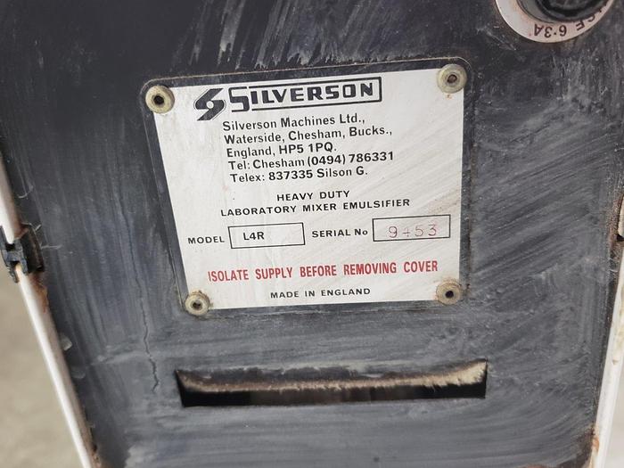 Used Silverson L4R Laboratory Mixer Emulsifier