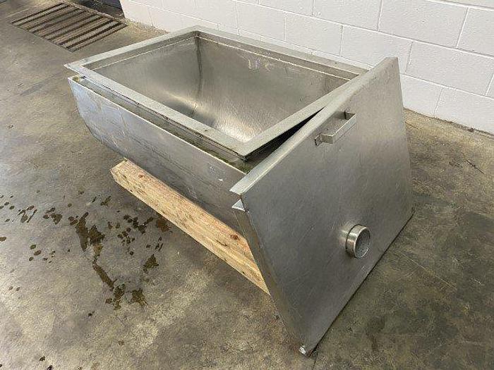Used Jacketed Half-Cylinder Tank