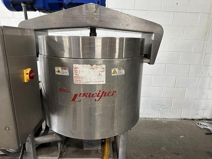 Used Breddo Likwifier 50 Gallon Jacketed Mixer
