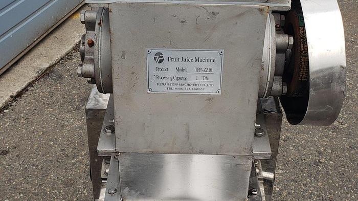 Used Henan Topp Spiral Juice Extractor