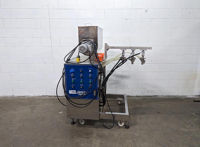 Used SeaPro 3 Lane Piston Depositor with Agitated Hopper