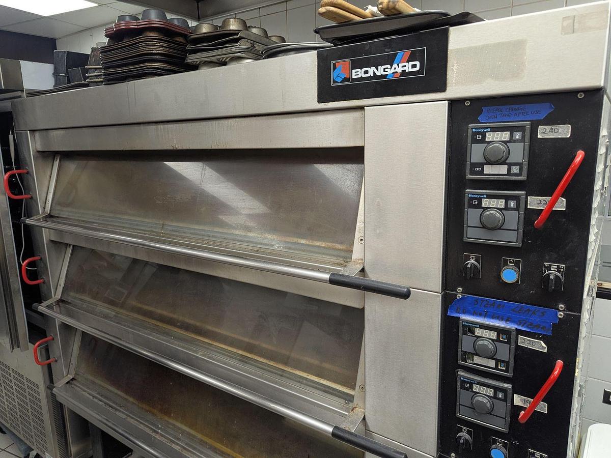 Used Bongard Commercial 3-Deck Bakery Oven
