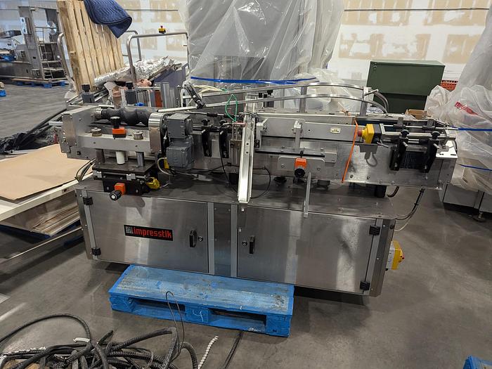 Used Impresstik 3000VAC Pressure-Sensitive Labeler 