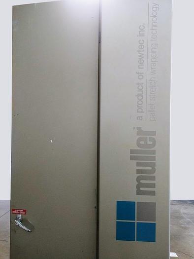 Used Muller 2201 Semi-Automatic Pallet Stretch Wrapper