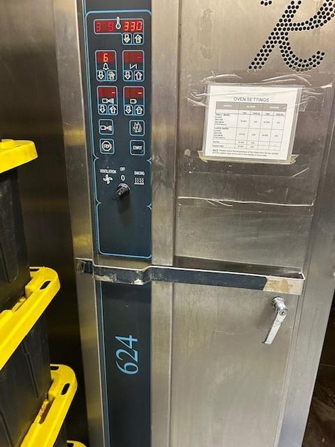 Used Revent 624 Natural Gas Rack Oven