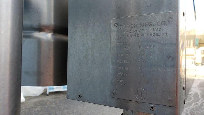 Used Groen Electric 20-Gallon Braising Pan with Manual Tilt