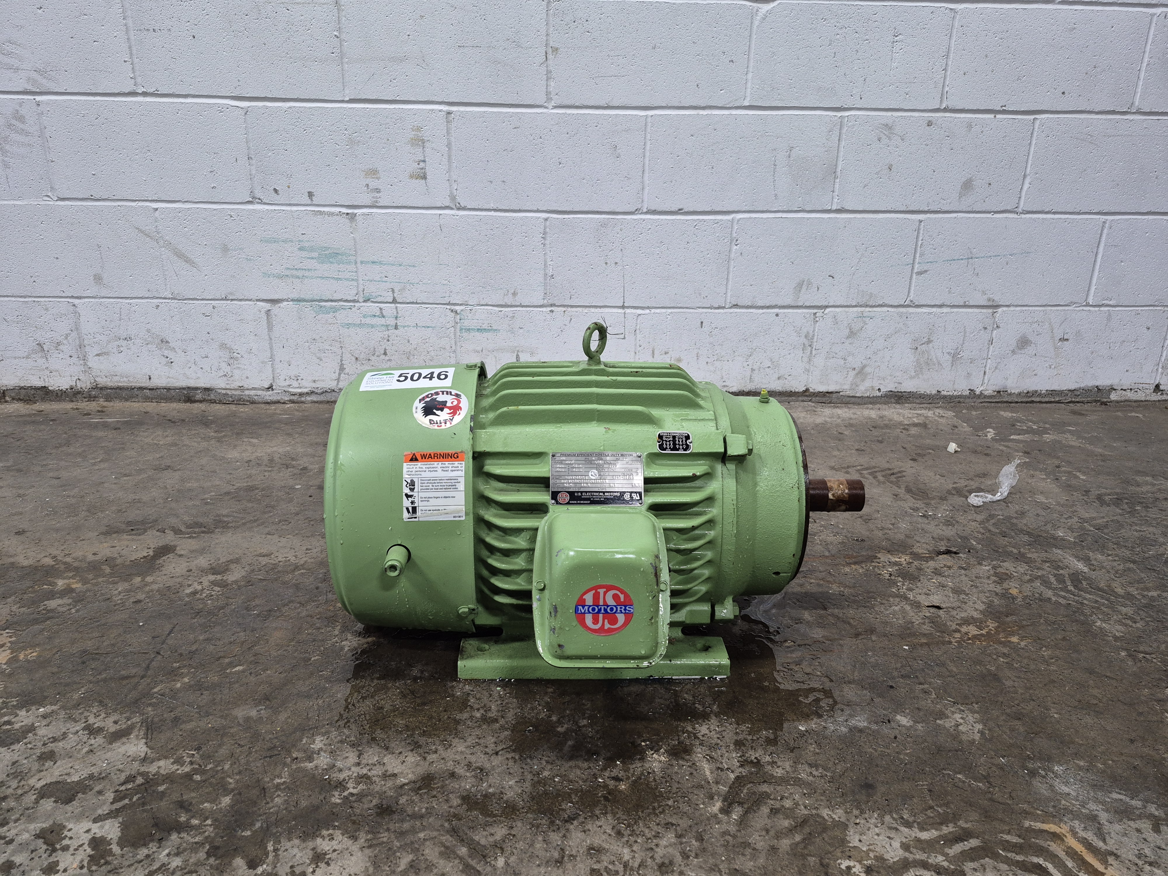 Used U.S. Electrical Motors Premium Efficient Hostile Duty Motor