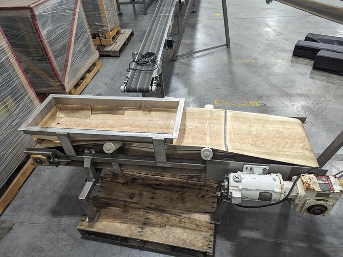 Used 6.5' Conveyor with Hopper