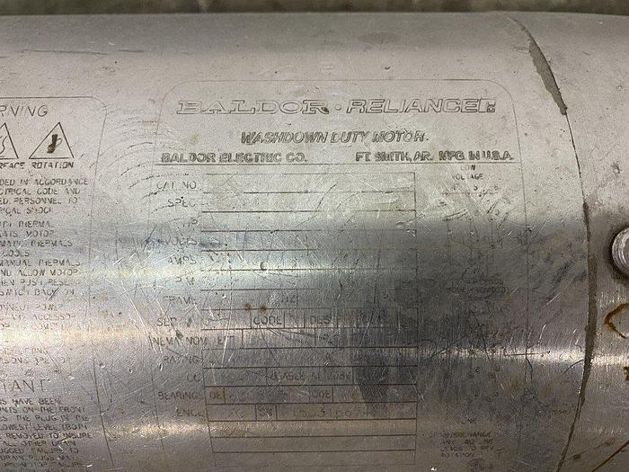 Used Baldor-Reliance 3 Hp Washdown Duty Motor