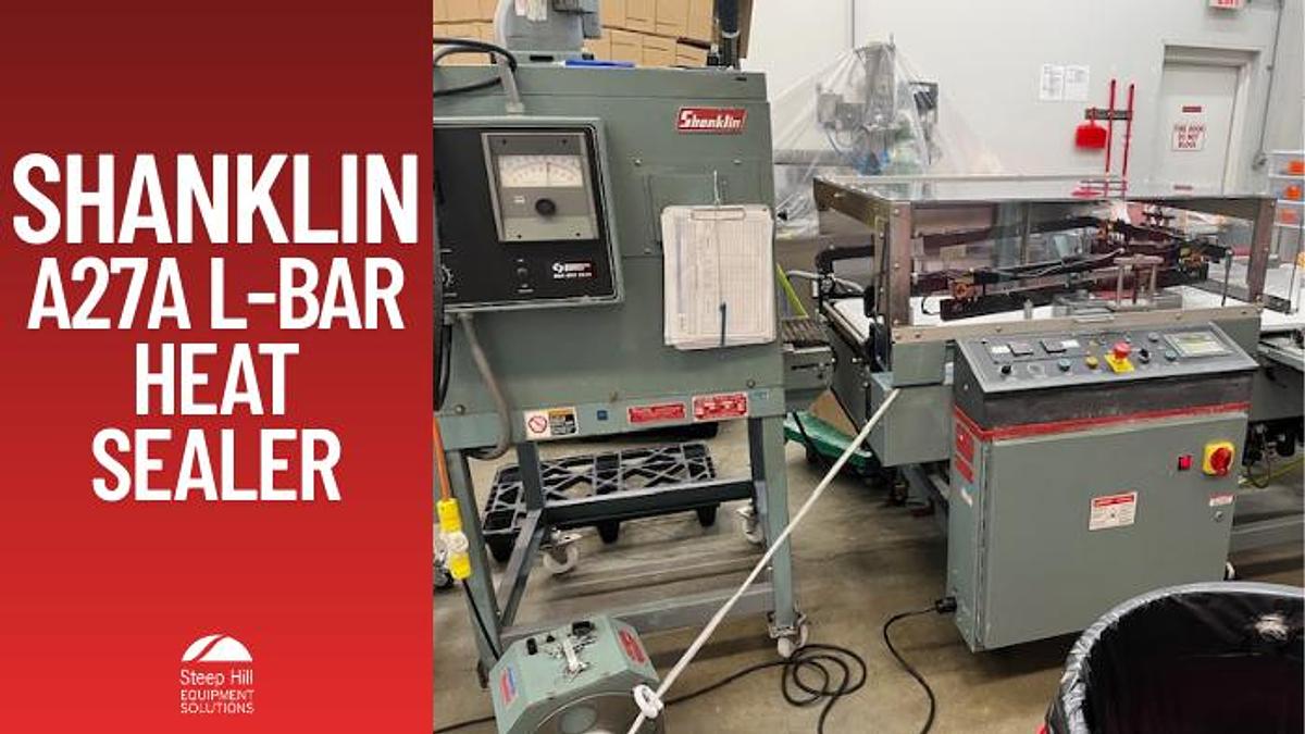 Used Shanklin A27A L-Bar Heat Sealer