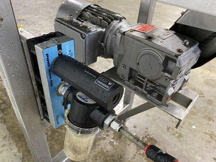 Used 8' Indexing Conveyor for Carton Packing