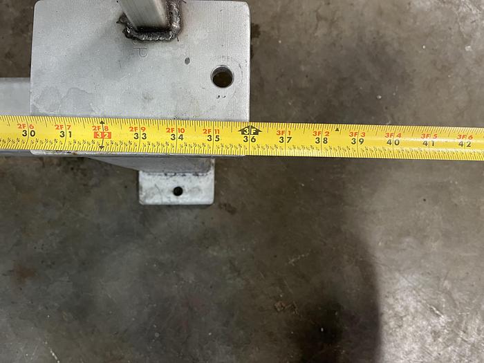 Used 9 CF Stainless Steel Hopper Tote