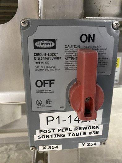 Used VMW 8' Sorting Conveyor