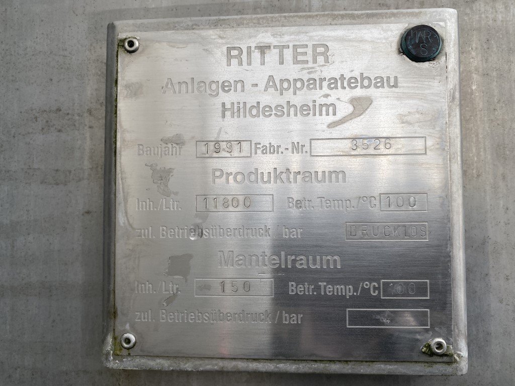 Used 11,500 Litre Dairy Tanks