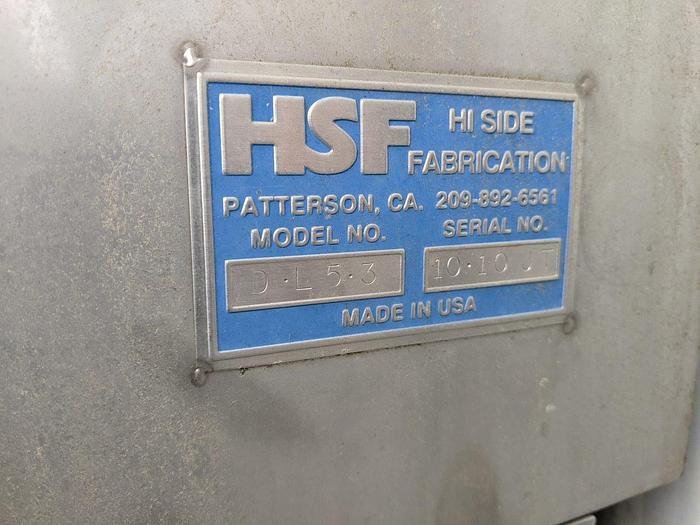 Used HSF D.L 5.3 Produce Scrubber for Sale at Steep Hill Equipment