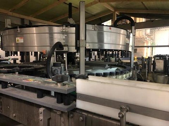 Used Krones Multimatic Cold-Glue Bottle Labeller