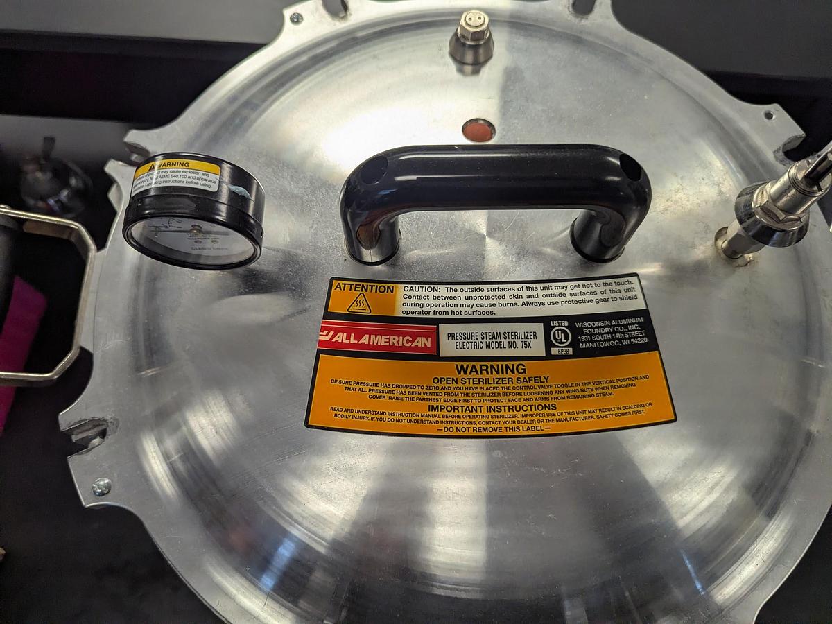 Used All American 75X Autoclave Sterilizer