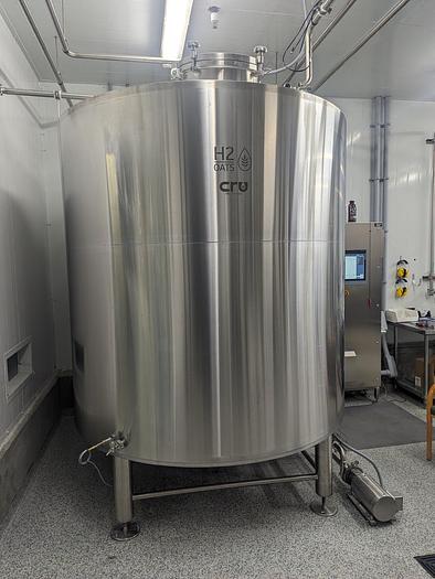 Used Cru 6,000L Holding Tank with Agitation