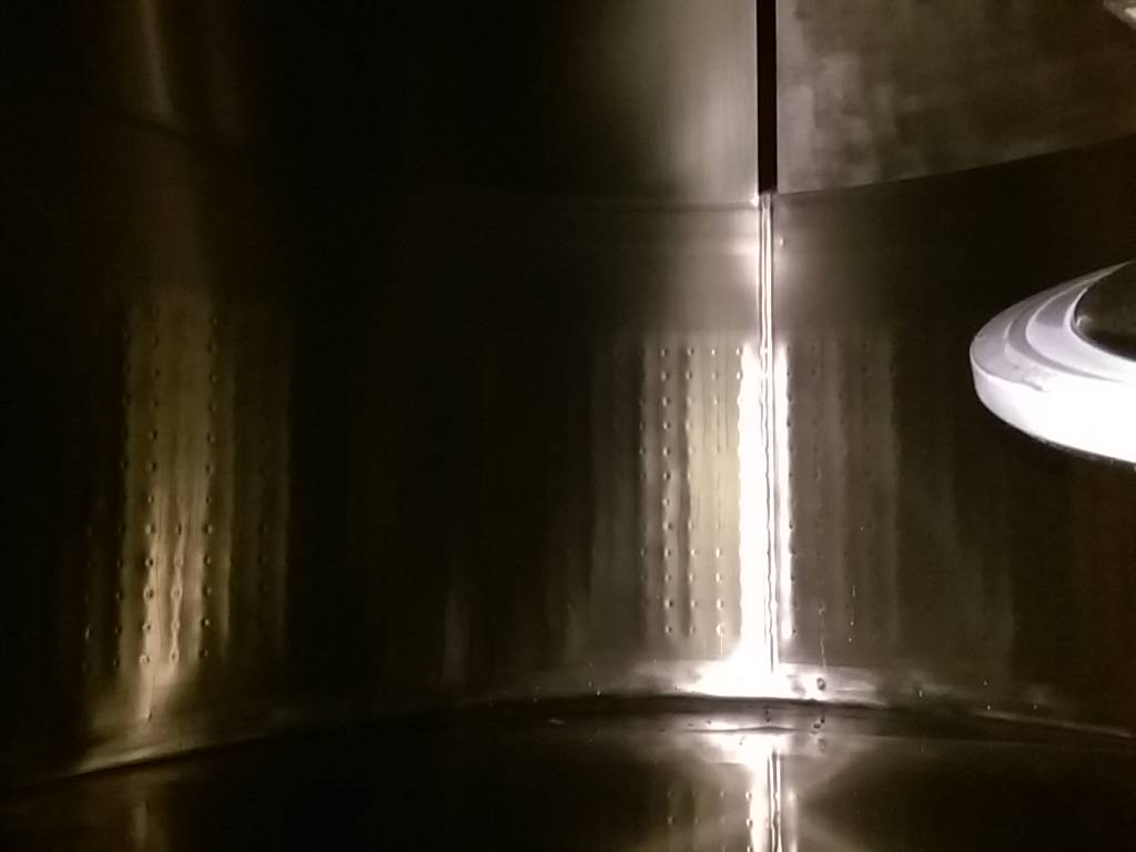 Used DCI 7000 Gallon Vertical SS Silo Dairy Tank