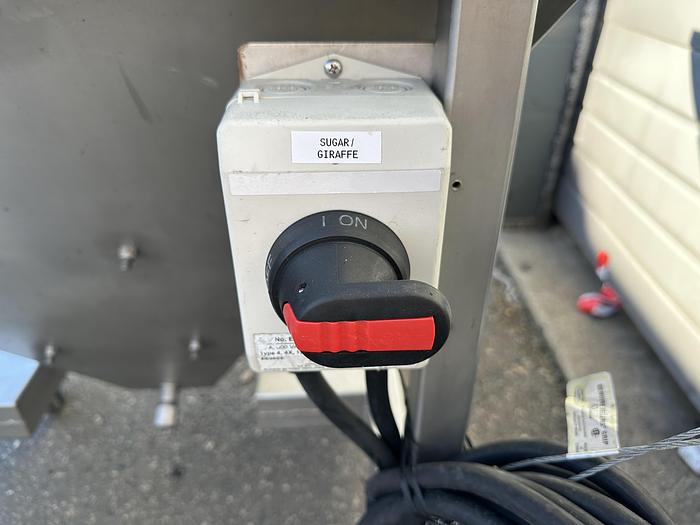 Used Incline Auger Conveyor with Hopper