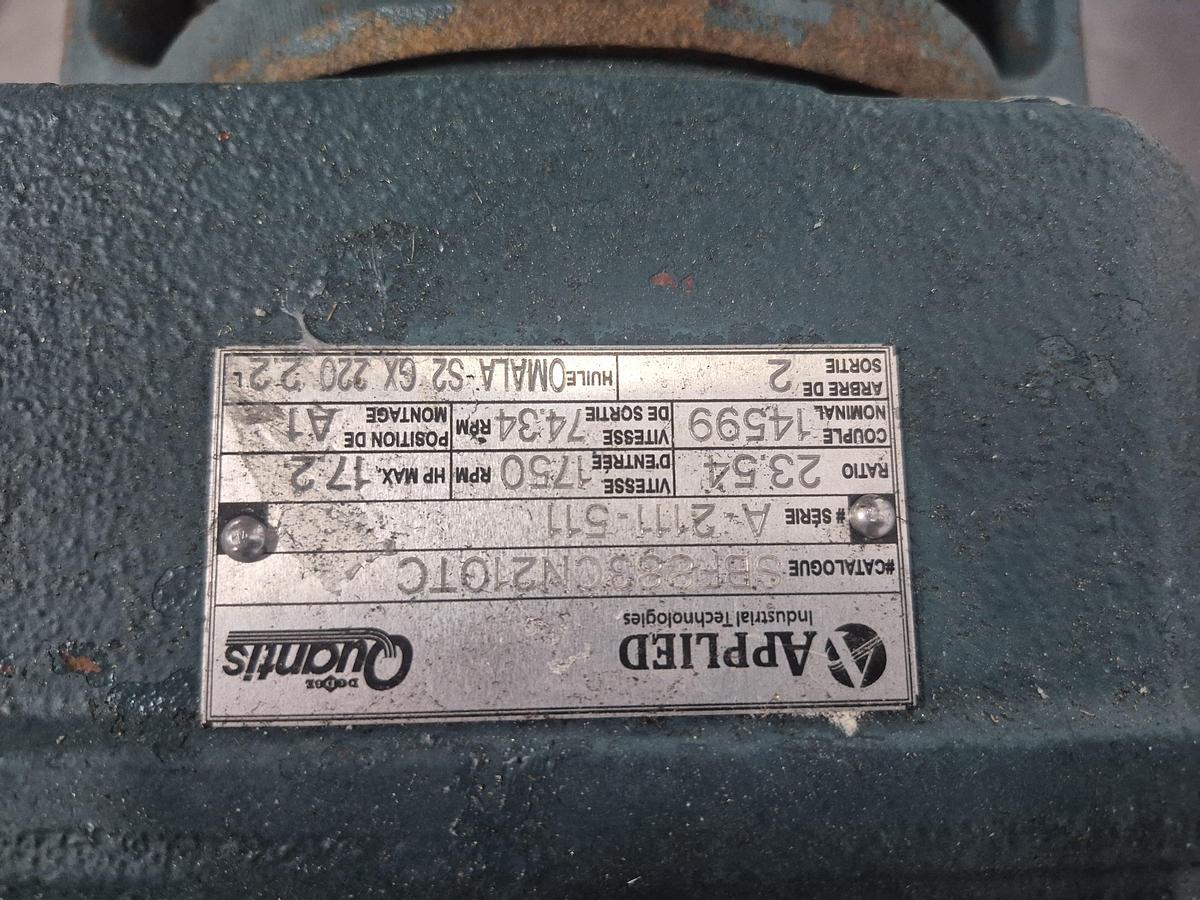 Used Stainless Steel Hopper with Inclined Screw Auger