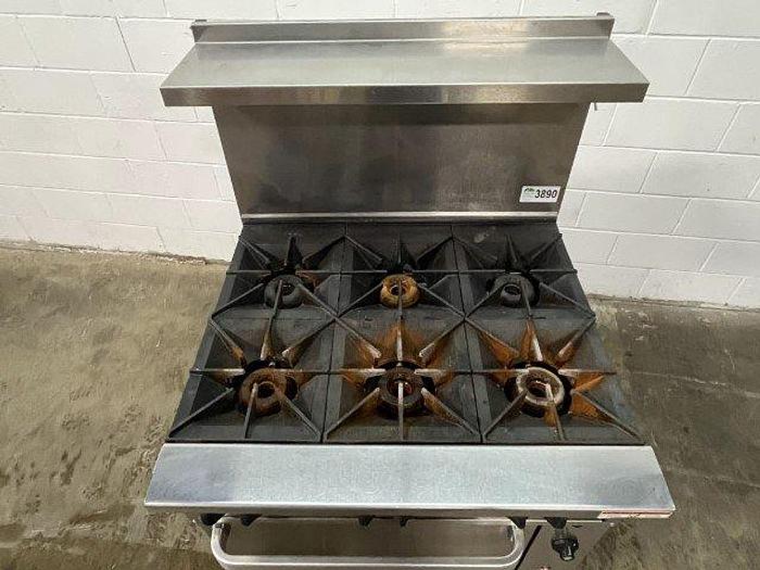 Used Vulcan 36S-6BN Natural Gas Range