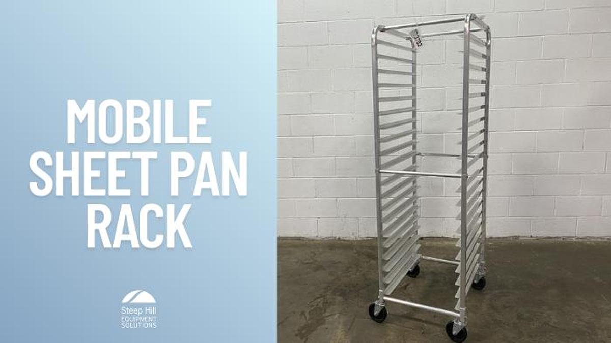 Used Mobile Sheet Pan Rack