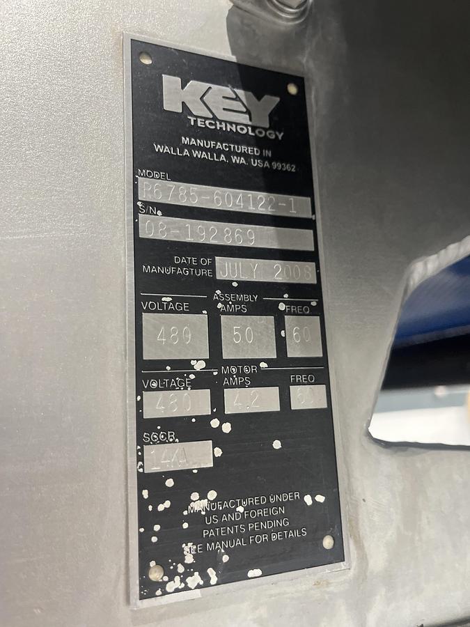 Used Key Technologies Laser Sorter 