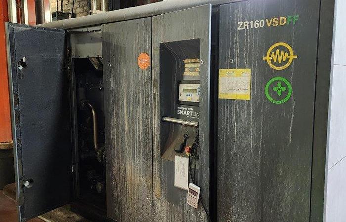 Used Atlas Copco ZR160VSDFF Air Compressor