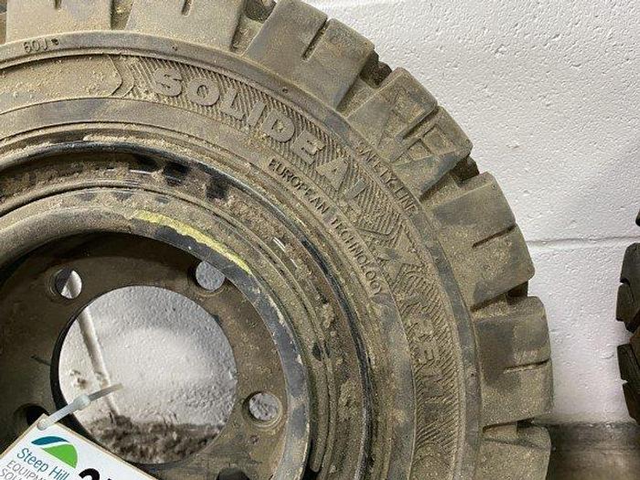 NEW Solideal Xtreme RES Forklift Tires (2)