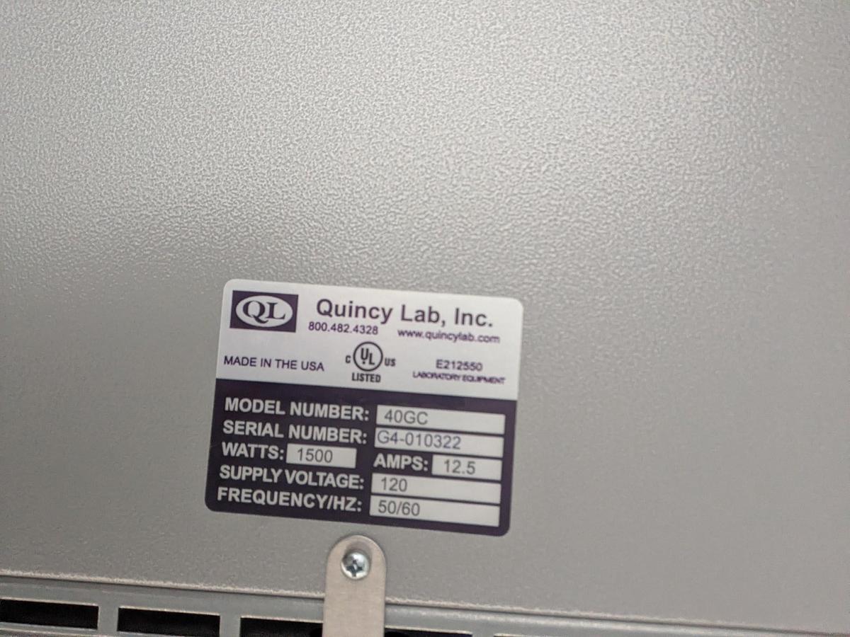 Used Quincy Analog Gravity Convection Lab Oven