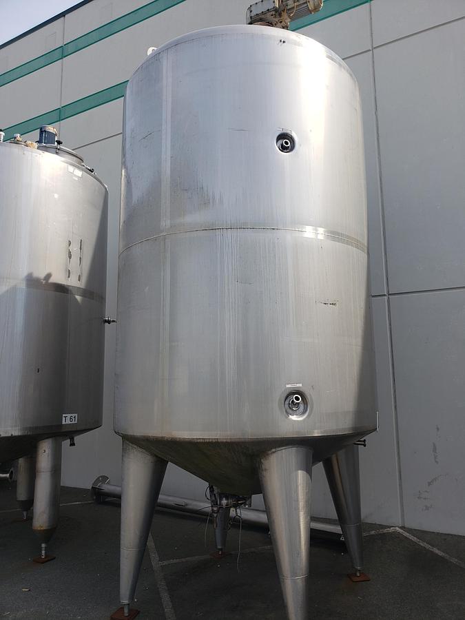 Used 12,000L SS Jacketed Tanks with Agitation