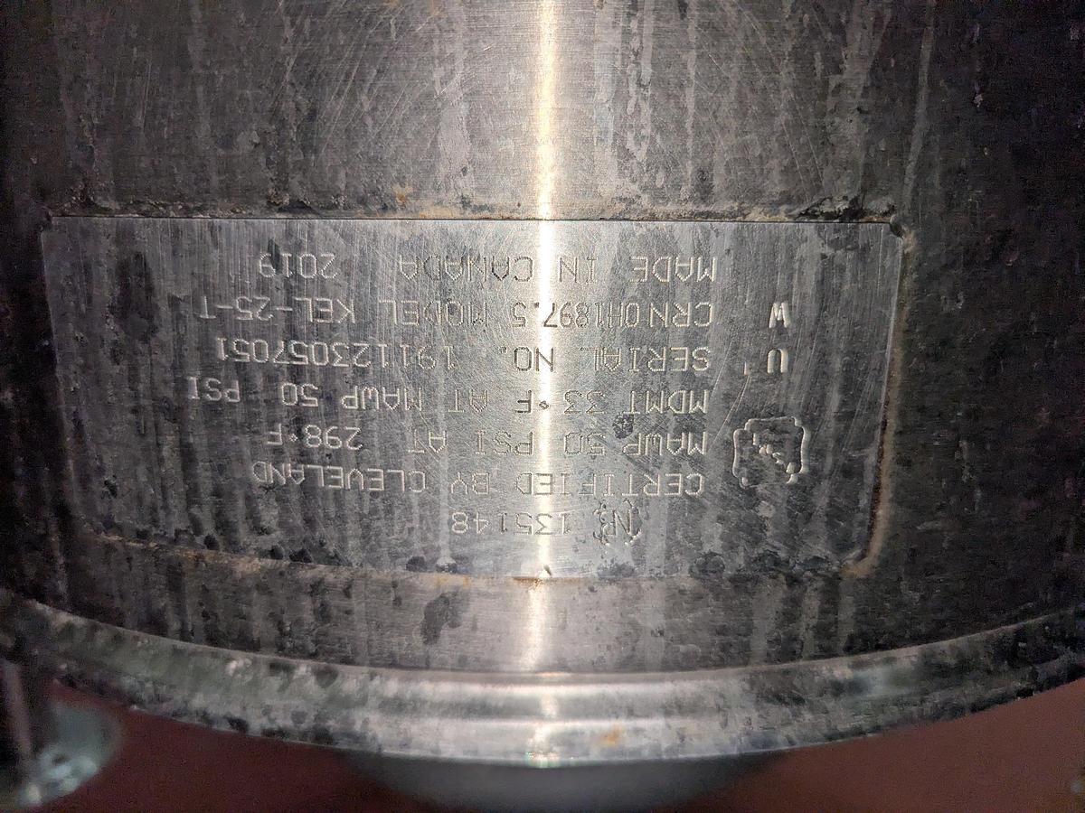 Used Cleveland Electric Steam-Jacketed Kettle