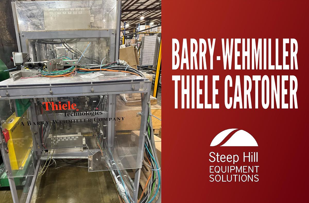 Used Barry-Wehmiller Thiele Cartoner