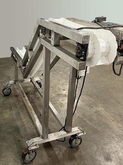 Used 4.5' High Z-Style Incline Conveyor