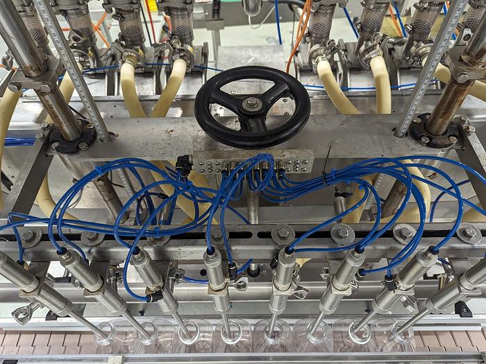 Used Acasi 8-Head Piston Filler & Inline Capper