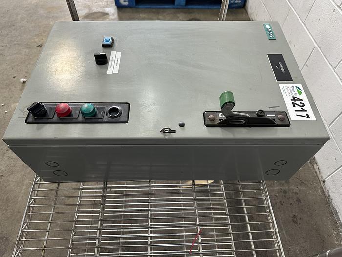 Used Siemens Series II Magnetic Starter Type FVNR