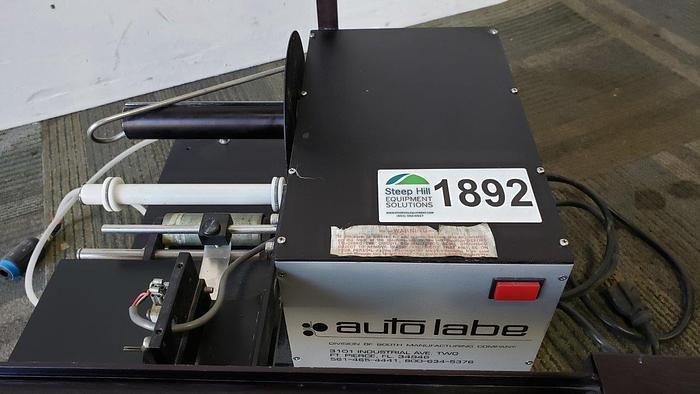 Used Auto Labe 550 Semi-Automatic Bottle Labeler with 280 Label Dispenser