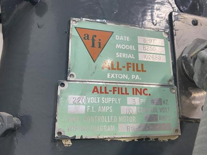 Used All-Fill B250 Single-Head Auger Filler