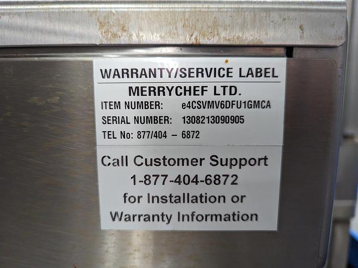 Used Merry Chef Eikon E4S High Speed Convection Microwave